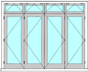 Bi fold door 2L 2R _ toplite