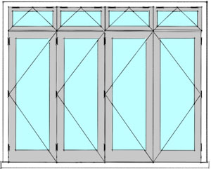 Bi fold door 3L 1R _ toplite