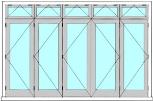 Bi fold door 3L 2R _ toplite