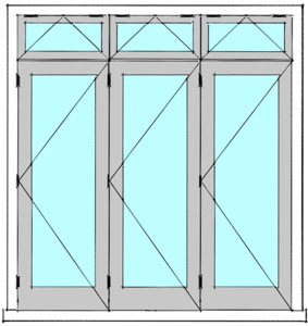 Bi fold door 3L _ toplite